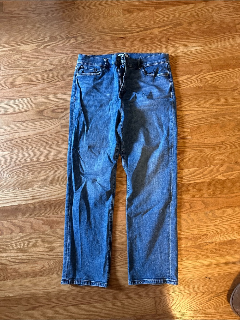LOFT women’s  Straight-Leg Denim Jeans in Blue Wash
